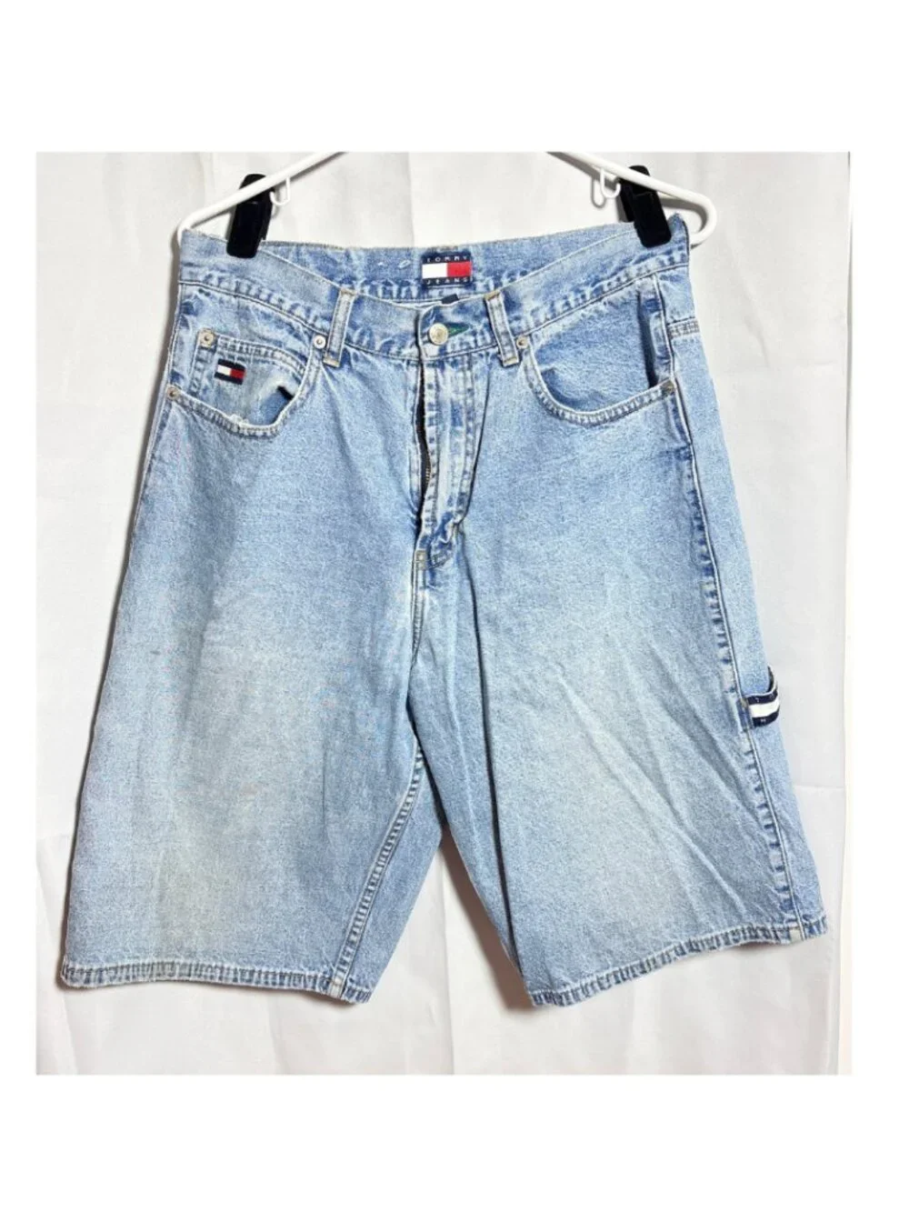 Vintage 90s Tommy Hilfiger Jeans Carpenter Baggy Jorts | Size 30